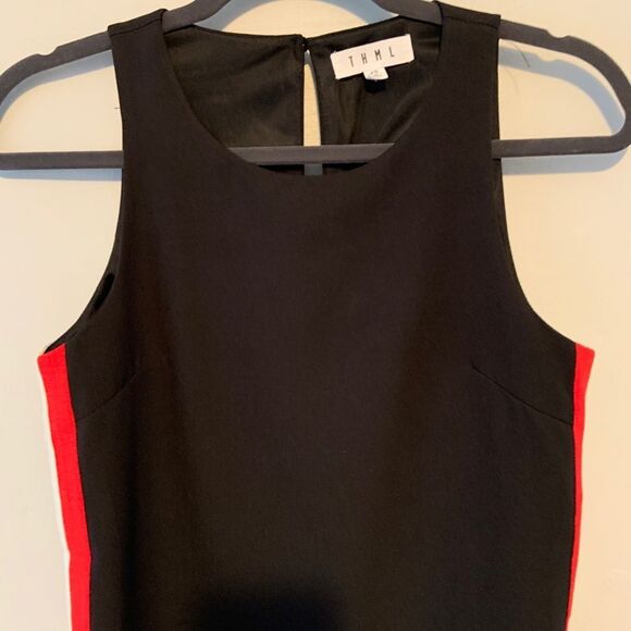 Sz X Small Red and Black THML dress - Picture 3 of 12